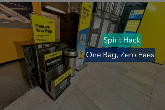 Spirit Airline's Baggage Fees: How to save with a Personal Item?