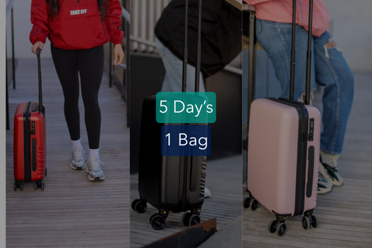 How to pack for 3-5 Days trip in Personal item suitcase 4.0?