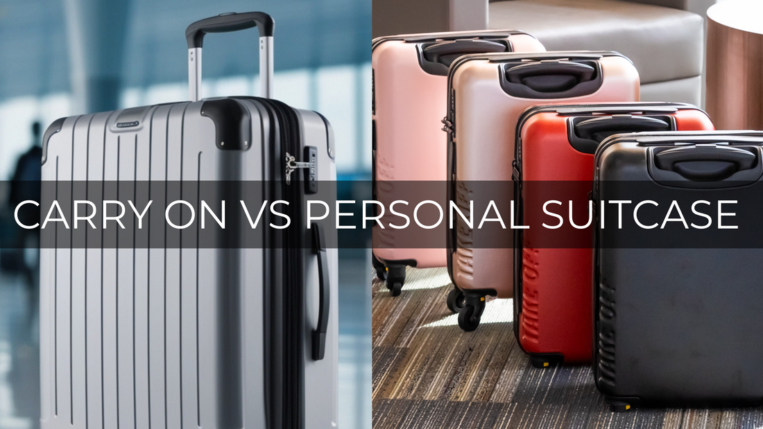 difference between carry on and personal item suitcase