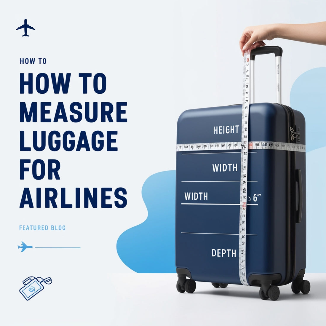 how to measure luggage for airlines