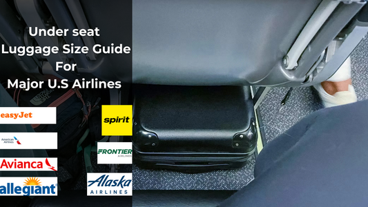 under seat luggage size guide for major U.S Airlines