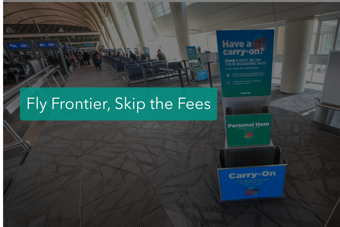 Frontier Airlines Baggage Fees: How to avoid using Personal Item 3.0?