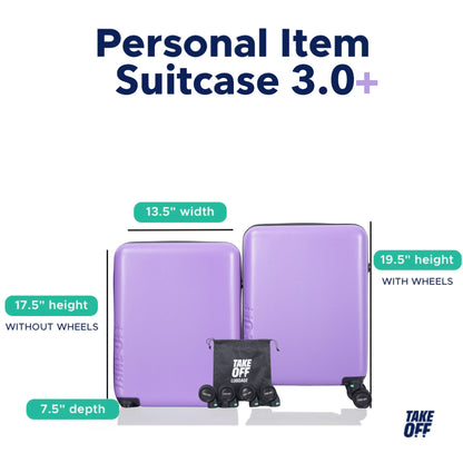 Personal Item Suitcase 3.0+ (GREEN Tab)