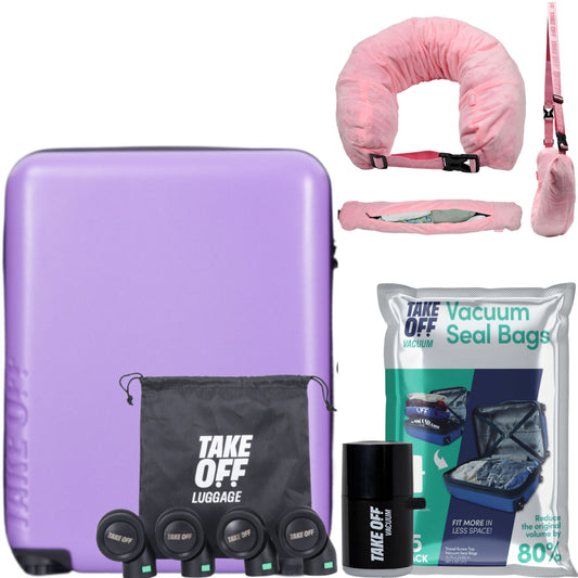 3.0+ Pack More Mini Pump and Neck Pillow Bundle