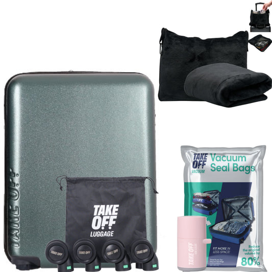 Pack More Mini Pump and Blanket Pillow Bundle