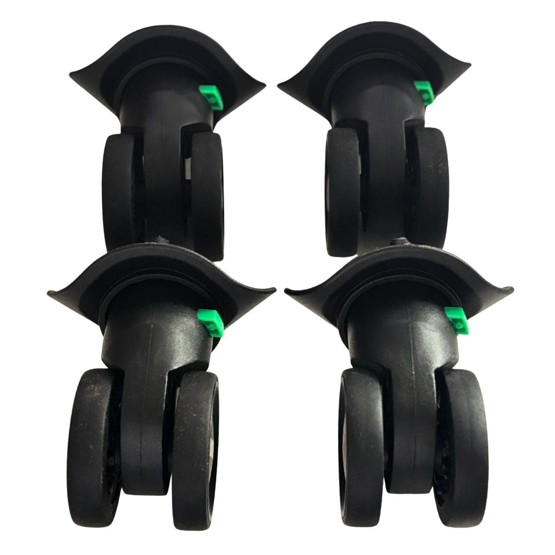 Green Tab Double Wheels Set - 4 Pack (New)