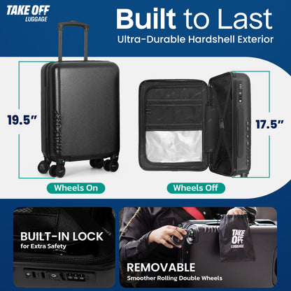 Personal Item Suitcase 3.0+ (GREEN Tab)