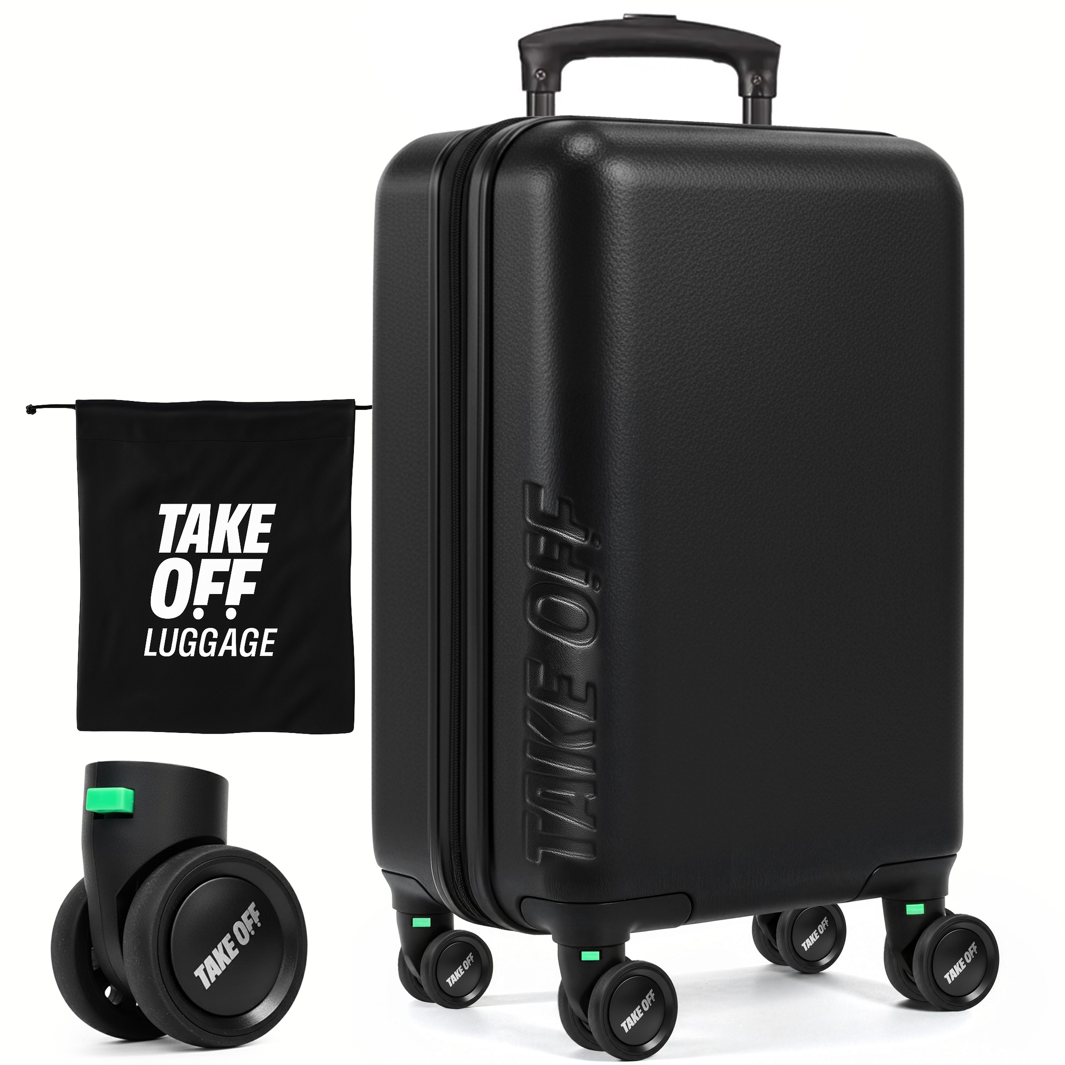 Personal Item Suitcase 3.0+ (GREEN Tab)