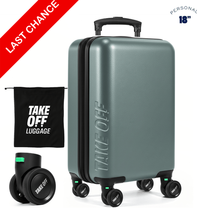 Personal Item Suitcase 3.0+ (GREEN Tab)