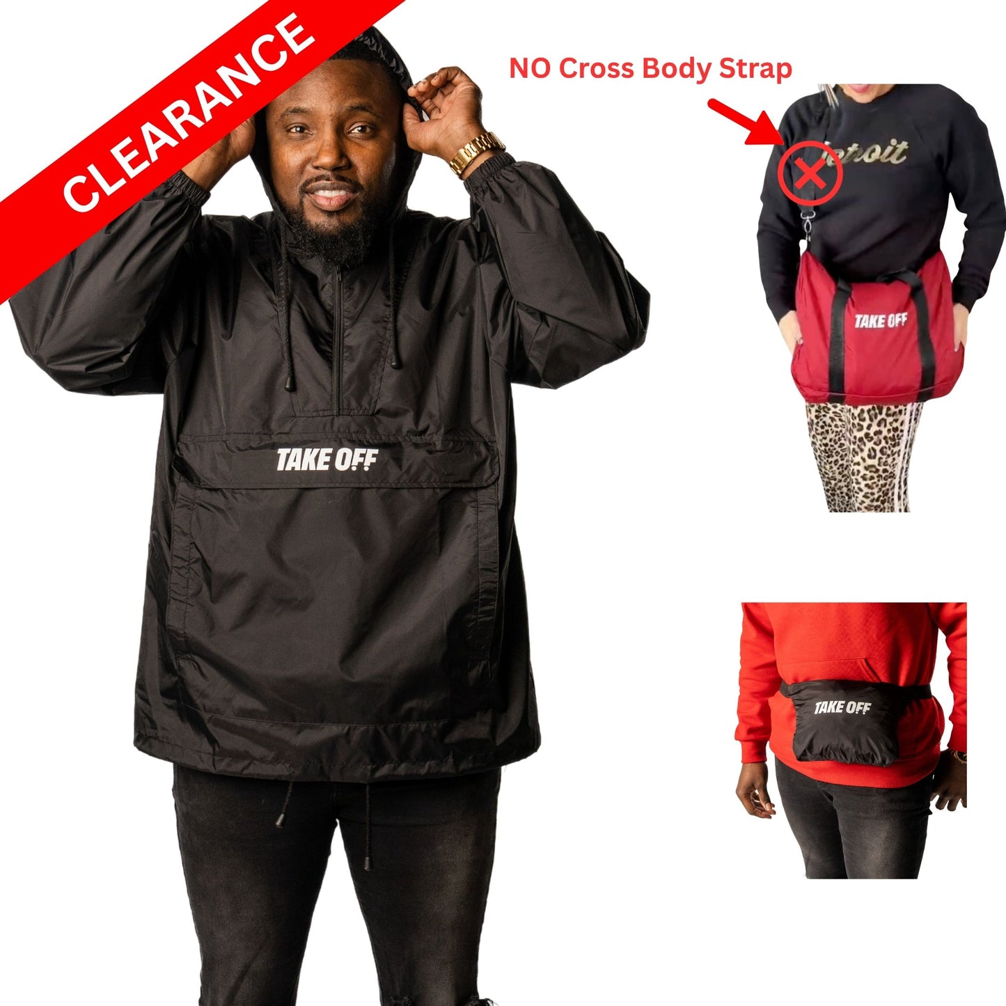 Duffle Bag Jacket (No Crossbody Strap)