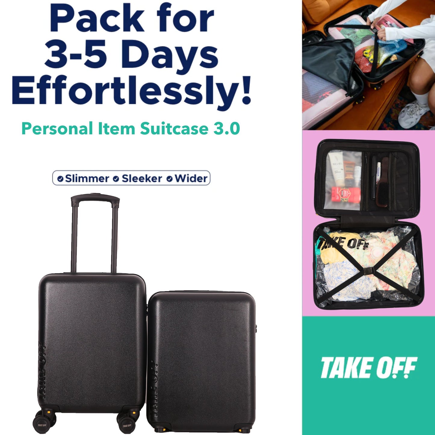 Personal Item Suitcase 3.0