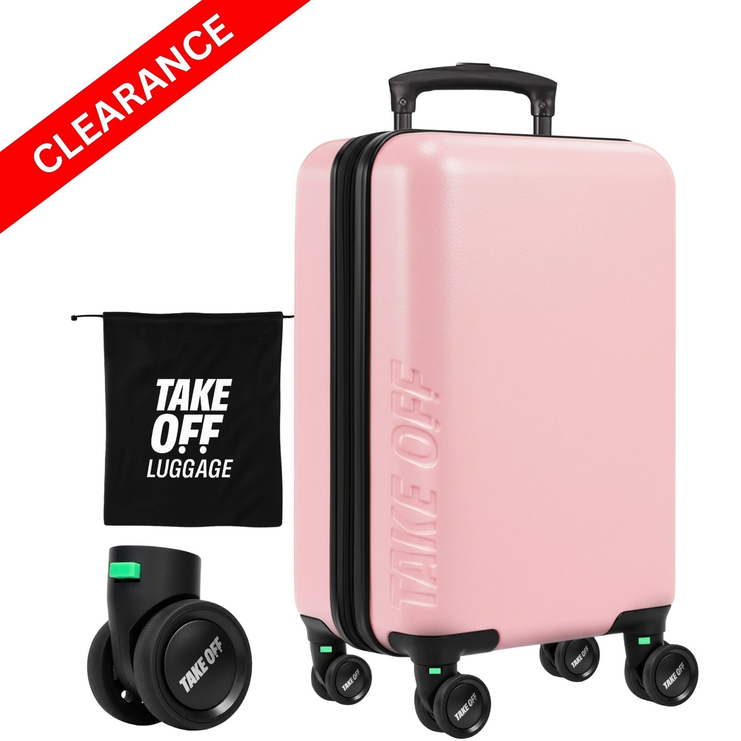 Personal Item Suitcase 3.0+ (GREEN Tab)