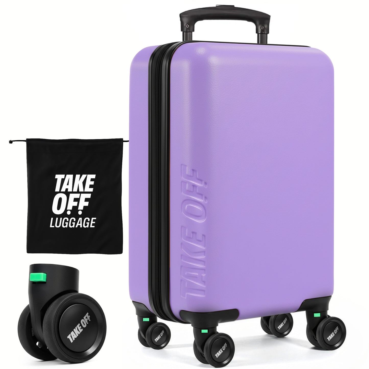 Personal Item Suitcase 3.0+ (GREEN Tab)