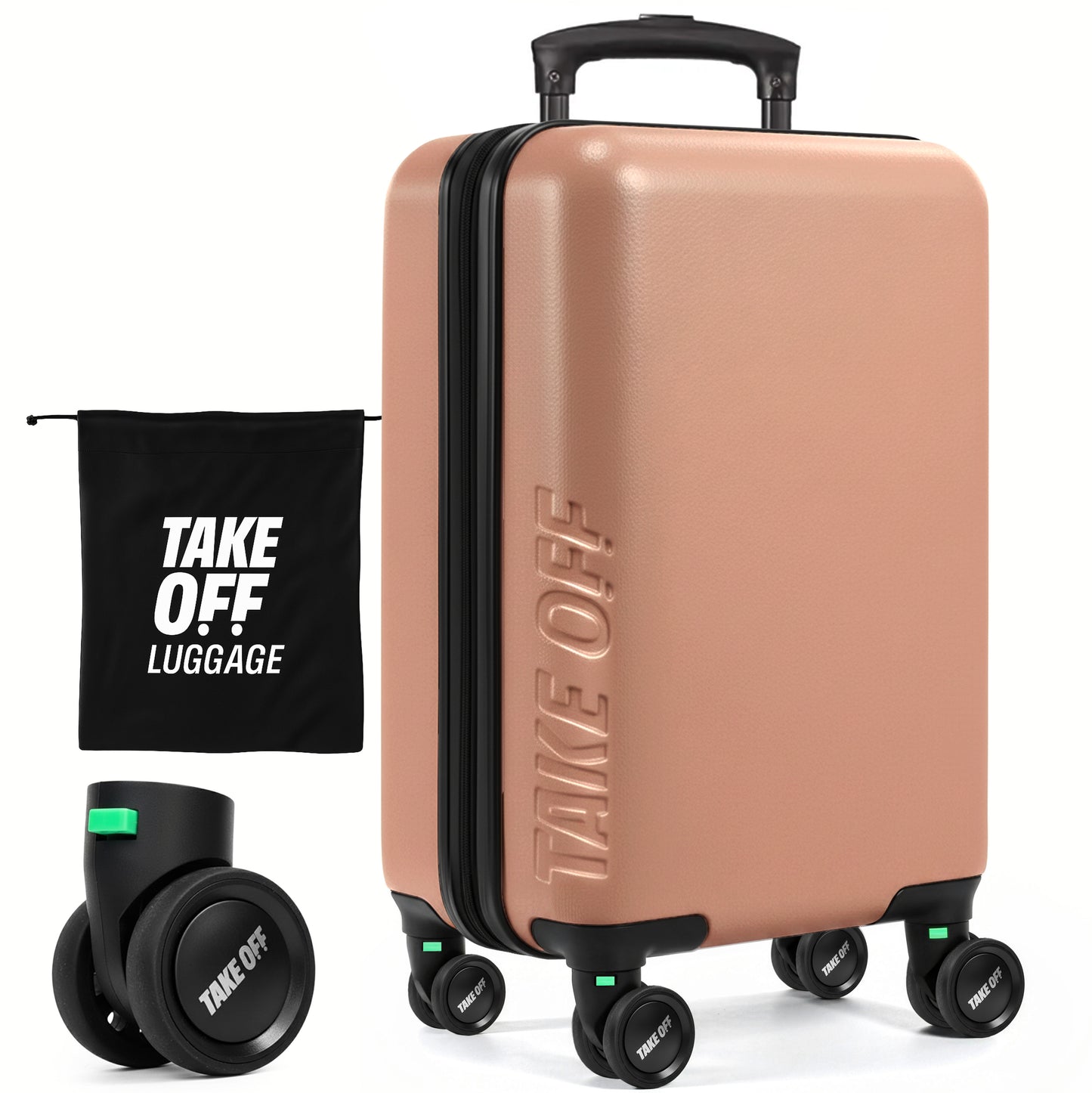 Personal Item Suitcase 3.0+ (GREEN Tab)